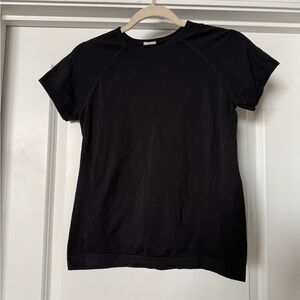 Athleta workout tee black estimate size small